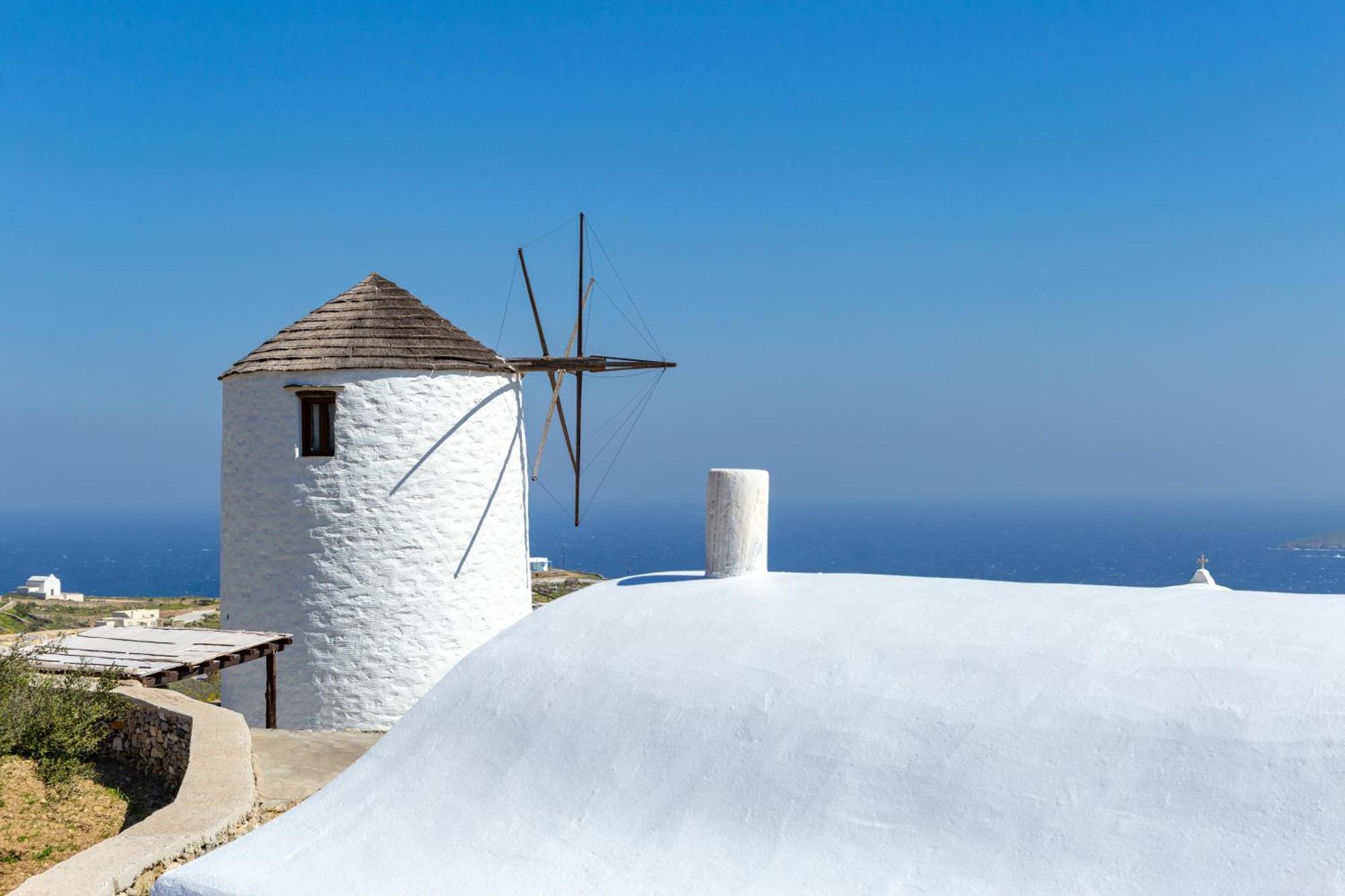 Anemomylos-Windmill Ermoupoli Bagian luar foto